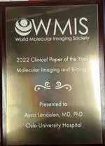 Ayca et. al. receives Clinical paper of the Year!